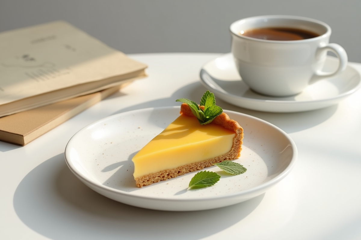 tarte pêches